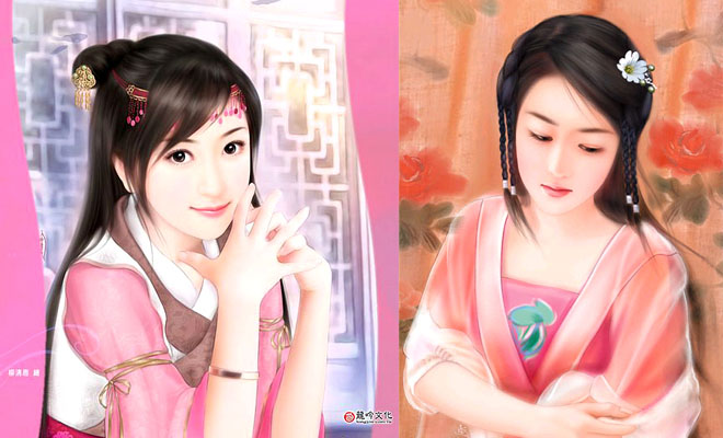 20 Most Beautiful Chinese Woman Paintings around the world