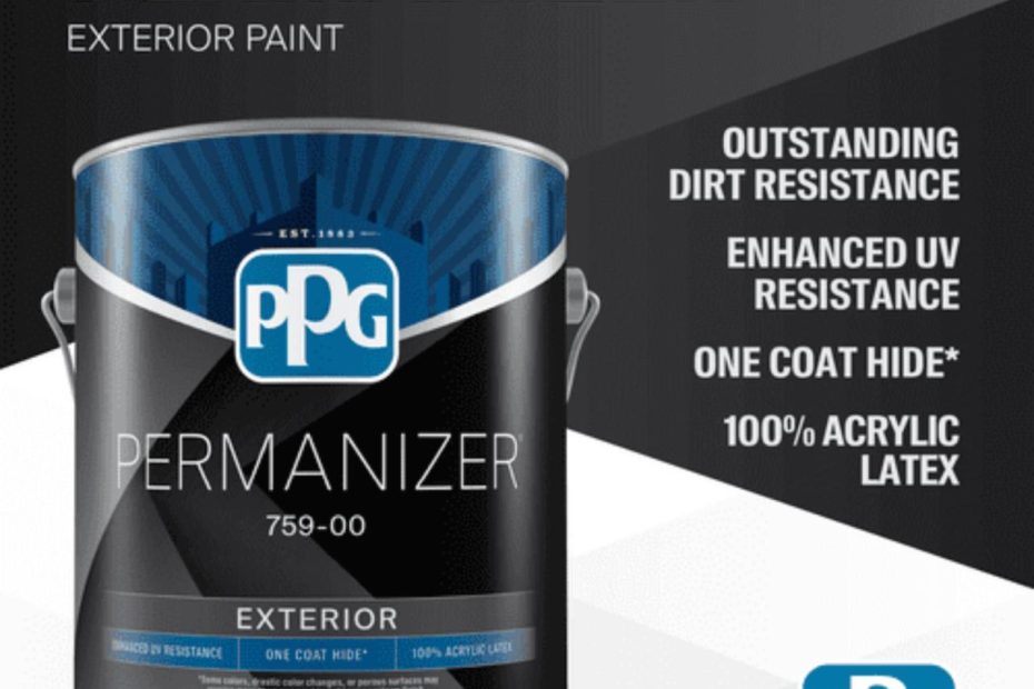 Ppg Permanizer Exterior Acrylic Latex - Professional Quality Paint Products  - Ppg