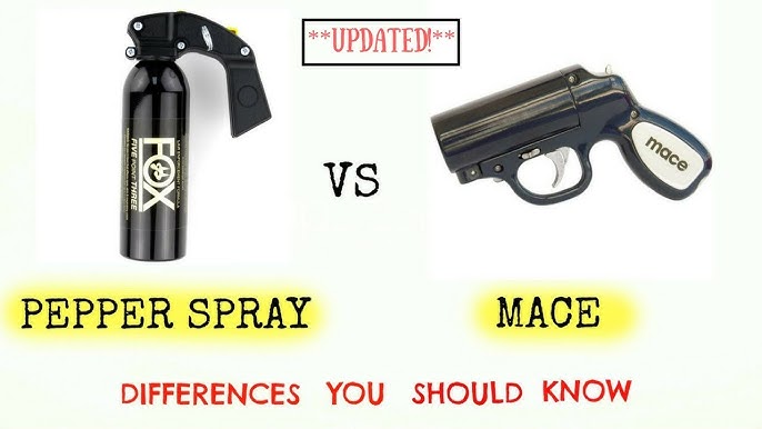 Pepper Spray Vs. Mace - Important Differences - Youtube