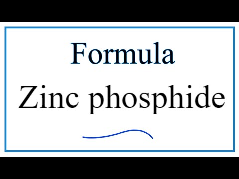 How To Write The Formula For Zinc Phosphide - Youtube