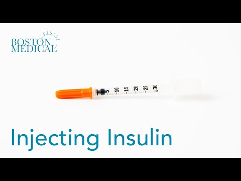How to Inject Insulin with a Syringe